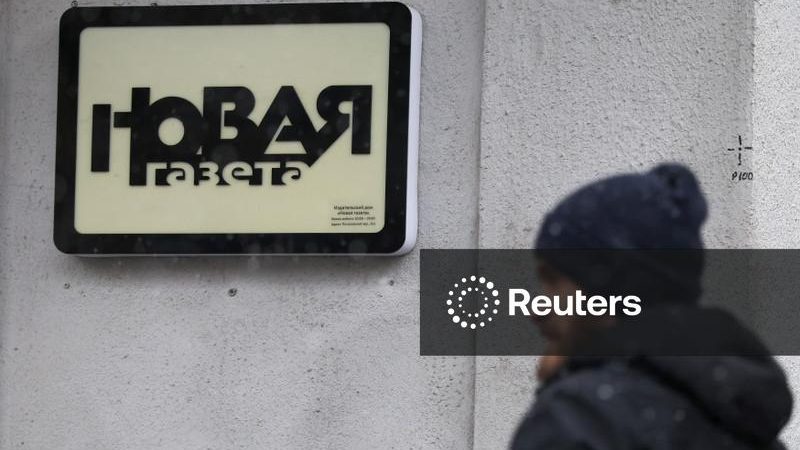 Jornal independente russo Novaya Gazeta é forçado a fechar as portas