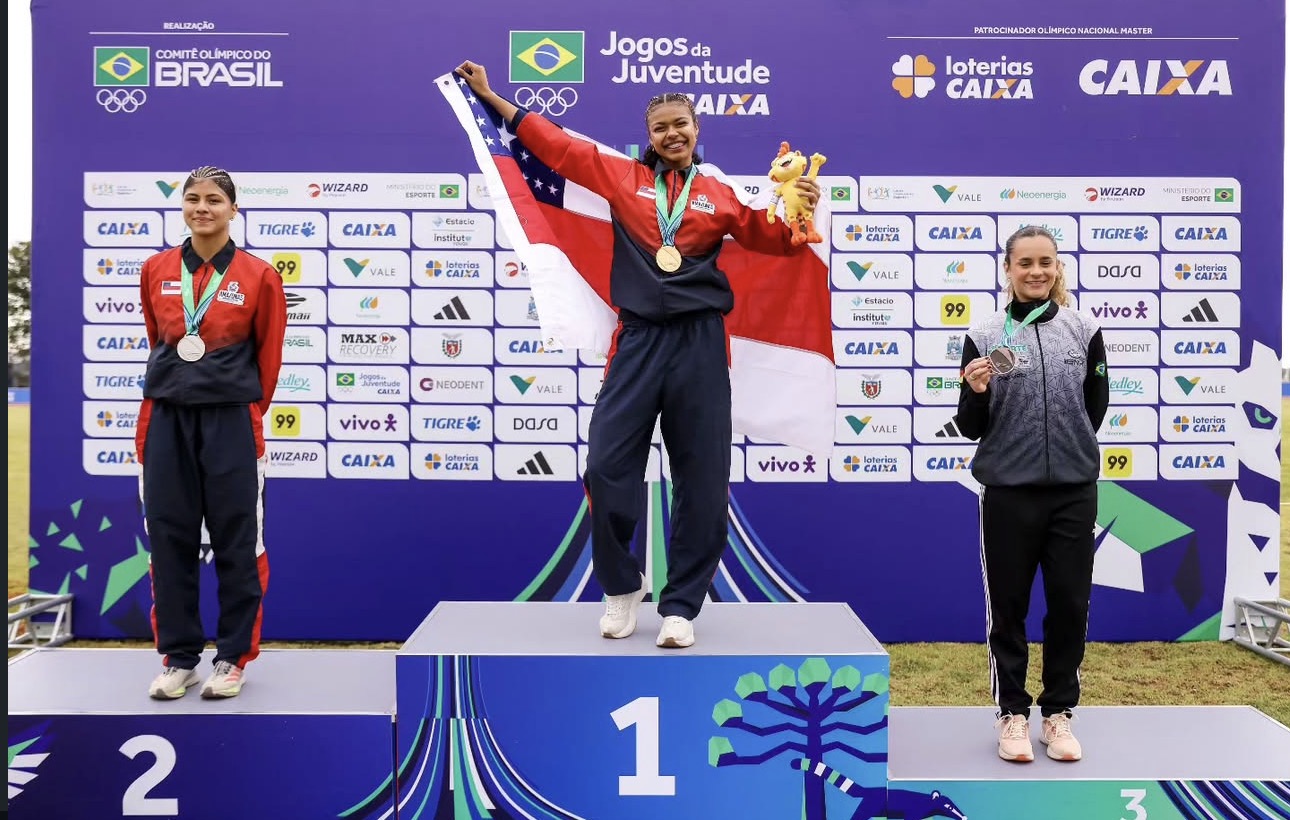 Com apoio da Prefeitura de Manaus, atleta Sarah Letícia conquista ouro nos Jogos da Juventude 2026
