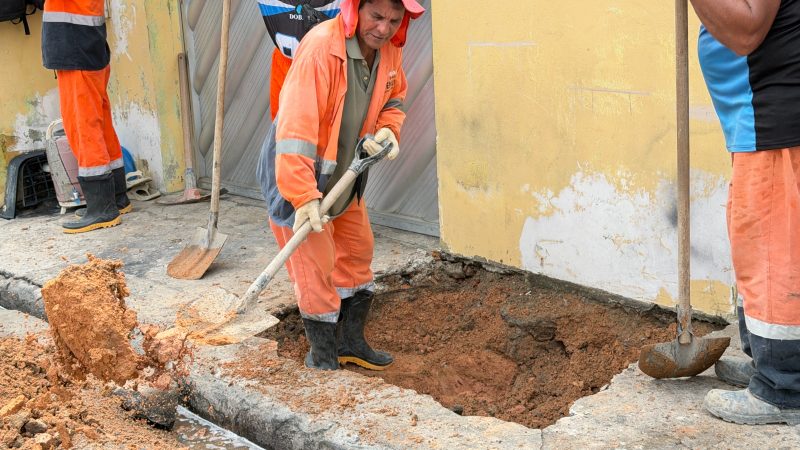 Prefeitura de Manaus recupera drenagem profunda no Coroado e atende solicitação de moradores