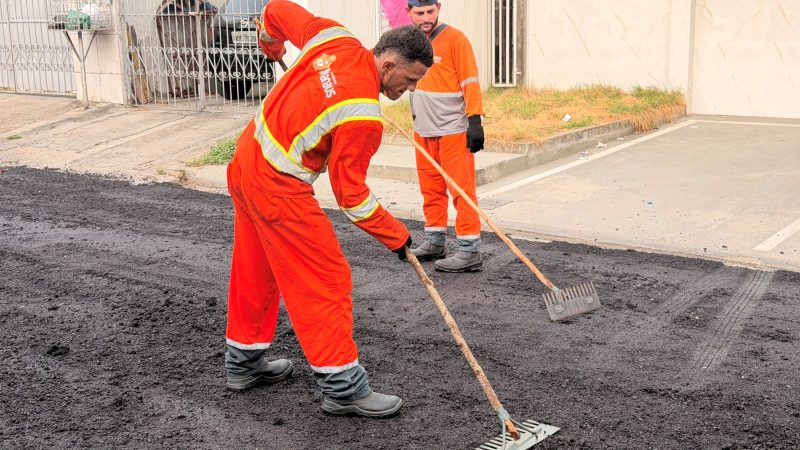 Prefeitura de Manaus transforma condições de tráfego com recapeamento na rua 3, no bairro Cidade Nova
