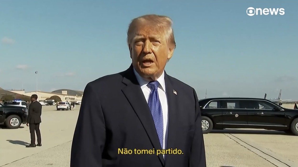 A pedido de Lula, Trump diz que não tomou partido na eleição no Brasil