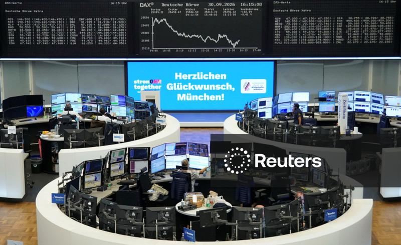 Ações europeias fecham na mínima em três meses com bancos sob pressão de alta nos rendimentos dos títulos