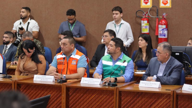 Prefeitura de Manaus participa de reunião com o governo federal para alinhar ação conjunta de combate às queimadas vindas de outros municípios e fumaça que compromete a qualidade do ar na capital
