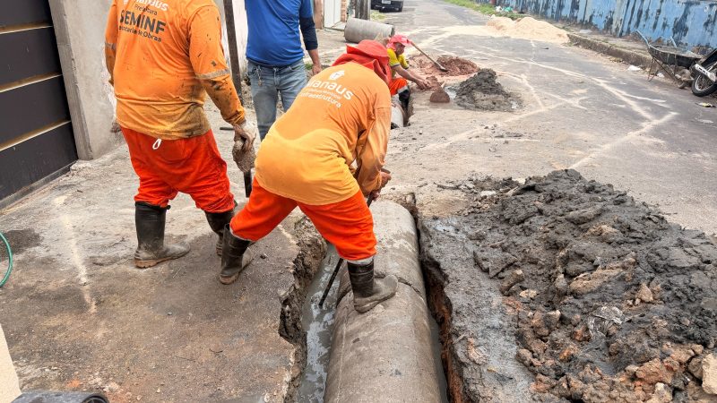 Prefeitura de Manaus recupera drenagem profunda no bairro Petrópolis e atende solicitação de moradores