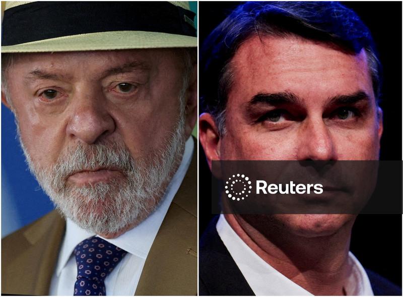Flávio Bolsonaro tem 48% e Lula 45% das intenções de voto no 2º turno, mostra BTG/Nexus