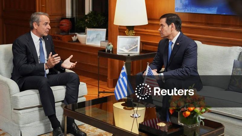 Em Atenas, Rubio associa valores da Grécia Antiga ao lema “America First”