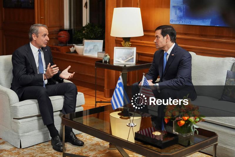 Em Atenas, Rubio associa valores da Grécia Antiga ao lema “America First”