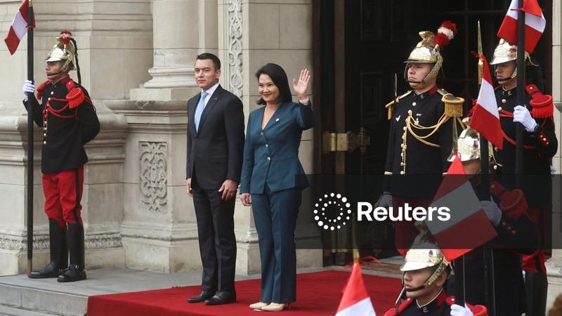 Equador e Peru se comprometem a enfrentar juntos criminalidade e ameaça climática do El Niño